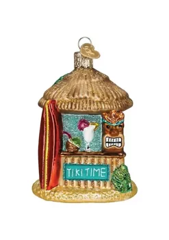 Top 10 💯 Old World 🎄 Christmas Tiki Hut Glass Blown Ornament for 🎄 Christmas Tree ⭐ -Old World Christmas Shop Belk 1657