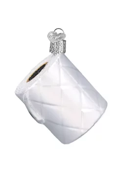 Promo ⌛ Old World 🎁 Christmas (#32454) 2020 Toilet Paper Glassblown Ornament 👏 -Old World Christmas Shop Belk 167