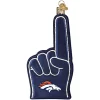Outlet 🥰 Old World 🔔 Christmas Denver Broncos Foam Finger Ornament For 🔔 Christmas Tree ⭐ -Old World Christmas Shop Belk 1697