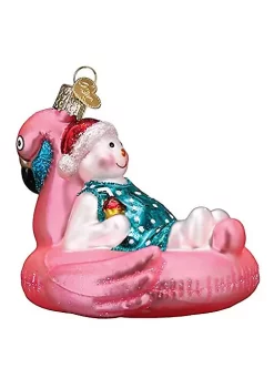Coupon 💯 Old World 🎄 Christmas Glass Blown Ornament (#24205) Pool Float Snowman, 3.5" 🌟 -Old World Christmas Shop Belk 1731