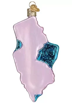 Cheapest 🎁 Old World 🎁 Christmas: State of New Jersey Glass Blown Ornament 🔥 -Old World Christmas Shop Belk 1784