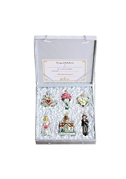 Deals 👏 Old World 🎄 Christmas Wedding Collection Ornament Box Set 😍 3 Deals 👏 Old World 🎄 Christmas Wedding Collection Ornament Box Set 😍
