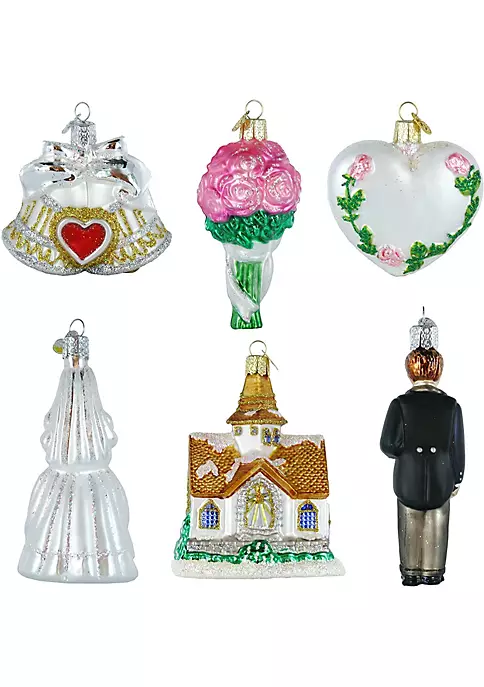 Deals 👏 Old World 🎄 Christmas Wedding Collection Ornament Box Set 😍 6 Deals 👏 Old World 🎄 Christmas Wedding Collection Ornament Box Set 😍 - Image 4