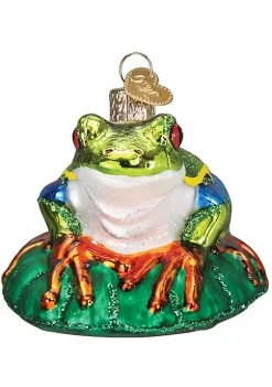 Promo 🎉 Old World 🎄 Christmas Hanging Glass Tree Ornament, Red-Eyed Tree Frog ✨ -Old World Christmas Shop Belk 1838