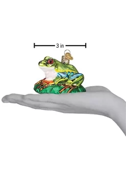 Promo 🎉 Old World 🎄 Christmas Hanging Glass Tree Ornament, Red-Eyed Tree Frog ✨ -Old World Christmas Shop Belk 1839