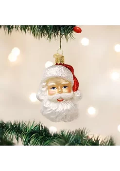 Deals 🌟 Old World 🎅 Christmas 40275 Glass Blown Mid-Century Santa Head Ornament 😀 -Old World Christmas Shop Belk 1885