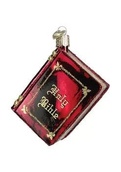 Best deal ✔️ Old World 🎄 Christmas Ornaments Red Bible Glass Blown Ornaments for 🎄 Christmas Tree 👏