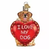 Flash Sale 🤩 Old World 🎄 Christmas I Love My 🐶 Dog Glass Blown Ornament ⌛ -Old World Christmas Shop Belk 1922