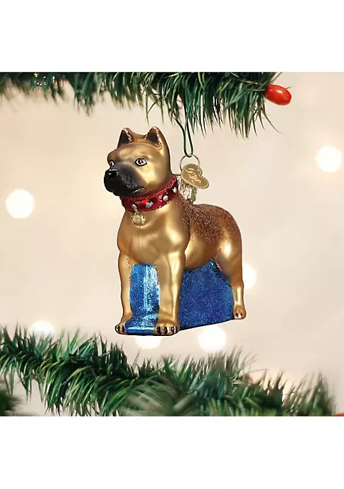 Cheapest 𧨠Old World π Christmas Old World Staffordshire Terrier Glass Blown π Christmas Tree Ornament π 4 Cheapest 𧨠Old World π Christmas Old World Staffordshire Terrier Glass Blown π Christmas Tree Ornament π - Image 2