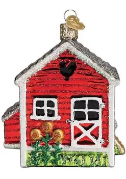 Buy 💯 Old World 🎄 Christmas Chicken Coop ❤️ -Old World Christmas Shop Belk 1968