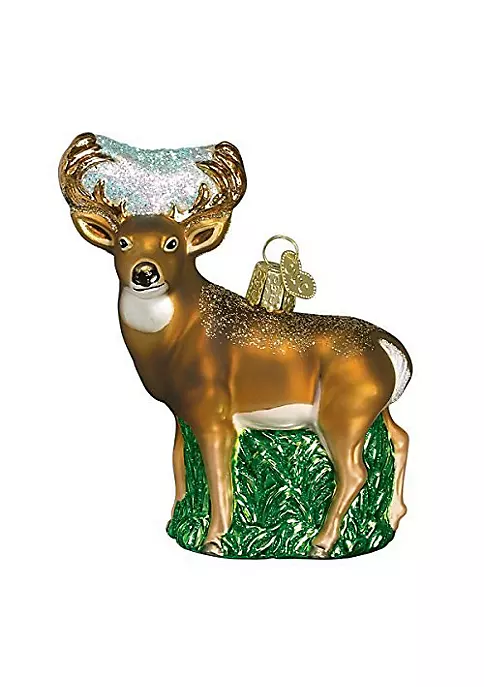 Buy 🤩 Old World 🎁 Christmas Whitetail Deer Glass Blown Ornament 😉 3 Buy 🤩 Old World 🎁 Christmas Whitetail Deer Glass Blown Ornament 😉