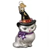 Discount 💯 Old World 🎁 Christmas Glass Blown Ornament Witch Kitten (#26089) 💯 1 Discount 💯 Old World 🎁 Christmas Glass Blown Ornament Witch Kitten (#26089) 💯 -Old World Christmas Shop Belk 1996