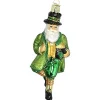 Outlet 👍 Old World 🎅 Christmas Irish Santa Glass Blown Ornament 👍 -Old World Christmas Shop Belk 2002