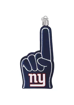 Cheapest 🔥 Old World 🎄 Christmas New York Giants Foam Finger Ornament For 🎄 Christmas Tree 💯