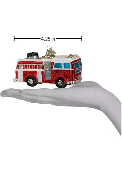 Coupon ⌛ Old World ❄ Christmas Glass Blown Ornaments, Fire Truck 😉 -Old World Christmas Shop Belk 2059