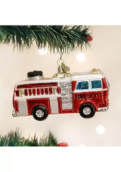 Coupon ⌛ Old World ❄ Christmas Glass Blown Ornaments, Fire Truck 😉 -Old World Christmas Shop Belk 2060
