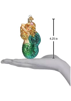 Deals 🌟 Old World 🎄 Christmas 10234 Glass Blown Seashell Mermaid Ornament 💯 -Old World Christmas Shop Belk 2090