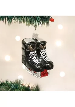 Coupon 😉 Old World 🔔 Christmas 2020 🔔 Christmas Ornament Hockey Skates Glass Blown Ornament for 🔔 Christmas Tree 😀 -Old World Christmas Shop Belk 2094
