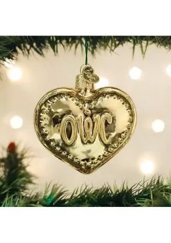 Budget ❤️ Old World 🎁 Christmas OWC Heart Glass Blown Ornament for 🎁 Christmas Tree 👍 -Old World Christmas Shop Belk 2109