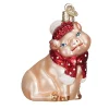 Best reviews of ❤️ Old World ❄ Christmas Ornament - Snowy Pig 🔔 -Old World Christmas Shop Belk 2111