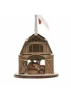 Deals ๐ Old World ๐ Christmas 80013 Santa's Reindeer Barn Ornament ๐ฅ