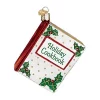 Best Pirce 🛒 Old World 🎅 Christmas Cookbook Glass Blown Ornament 💯