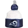 Coupon 👍 Old World 🔔 Christmas Los Angeles Rams Beanie Ornament For 🔔 Christmas Tree 🛒 -Old World Christmas Shop Belk 2207