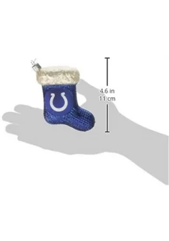 Cheapest ❤️ Old World 🎄 Christmas Indianapolis Colts Stocking Ornament For 🎄 Christmas Tree 😉 -Old World Christmas Shop Belk 2217