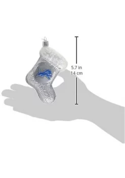 Brand new 👍 Old World 🎄 Christmas Detroit Lions Stocking Ornament For 🎄 Christmas Tree 💯 -Old World Christmas Shop Belk 2230