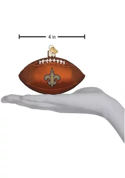 Best Pirce 🎁 Old World 🎄 Christmas New Orleans Saints Football Ornament For 🎄 Christmas Tree 🎁 -Old World Christmas Shop Belk 2239