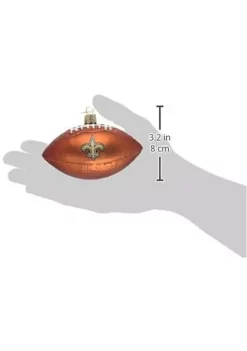 Best Pirce 🎁 Old World 🎄 Christmas New Orleans Saints Football Ornament For 🎄 Christmas Tree 🎁 -Old World Christmas Shop Belk 2240