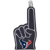 Wholesale ⭐ Old World ❄ Christmas Houston Texans Foam Finger Ornament For ❄ Christmas Tree 🎁