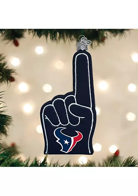 Wholesale β Old World β Christmas Houston Texans Foam Finger Ornament For β Christmas Tree π 4 Wholesale β Old World β Christmas Houston Texans Foam Finger Ornament For β Christmas Tree π - Image 2