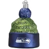 Best Sale 🎁 Old World 🎄 Christmas Seattle Seahawks Beanie Ornament For 🎄 Christmas Tree 💯