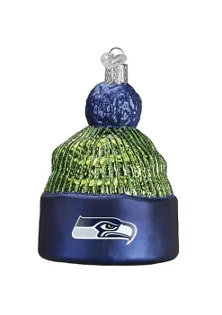 Best Sale 🎁 Old World 🎄 Christmas Seattle Seahawks Beanie Ornament For 🎄 Christmas Tree 💯 -Old World Christmas Shop Belk 2258