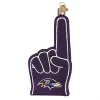 Cheapest 👍 Old World 🎄 Christmas Old World Blown Glass 🎄 Christmas Ornament, Baltimore Ravens Foam Finger (#70318) 🔥 -Old World Christmas Shop Belk 2259