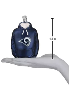 Cheapest ❤️ Old World ❄ Christmas Los Angeles Rams Hoodie Ornament For ❄ Christmas Tree 🥰 -Old World Christmas Shop Belk 2266