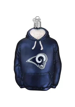 Cheapest ❤️ Old World ❄ Christmas Los Angeles Rams Hoodie Ornament For ❄ Christmas Tree 🥰 -Old World Christmas Shop Belk 2267