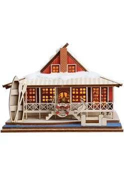 Brand new 🔔 Old World 🎄 Christmas Lake House Ornament For 🎄 Christmas Tree, Glass Blown 👏