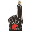 New ⌛ Old World 🔔 Christmas Cleveland Browns Foam Finger Ornament For 🔔 Christmas Tree ❤️