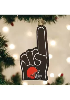 New ⌛ Old World 🔔 Christmas Cleveland Browns Foam Finger Ornament For 🔔 Christmas Tree ❤️ -Old World Christmas Shop Belk 2306