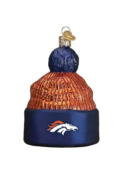 Deals 🎉 Old World 🎅 Christmas Denver Broncos Beanie Ornament For 🎅 Christmas Tree 🎉