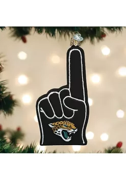 Cheap ⭐ Old World 🎁 Christmas Jacksonville Jagrs Foam Finger Ornament For 🎁 Christmas Tree ✔️ -Old World Christmas Shop Belk 2340