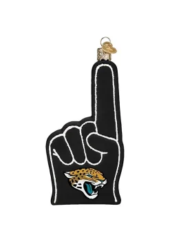 Cheap ⭐ Old World 🎁 Christmas Jacksonville Jagrs Foam Finger Ornament For 🎁 Christmas Tree ✔️ -Old World Christmas Shop Belk 2343