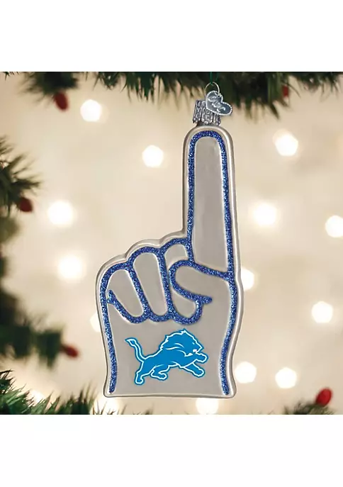 New π Old World π Christmas Detroit Lions Foam Finger Ornament For π Christmas Tree π 4 New π Old World π Christmas Detroit Lions Foam Finger Ornament For π Christmas Tree π - Image 2