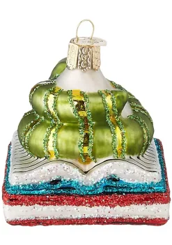 Best deal 😉 Old World 🎅 Christmas Glass Blown Bookworm Ornament 🔥 -Old World Christmas Shop Belk 2372