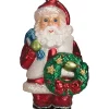 Promo ๐ Old World ๐ Christmas 40279 Glass Blown Santa with Wreath Ornament ๐ฏ 2 Promo ๐ Old World ๐ Christmas 40279 Glass Blown Santa with Wreath Ornament ๐ฏ -Old World Christmas Shop Belk 2385