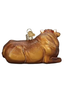 Cheapest 😉 Old World 🎄 Christmas Hanging Glass Tree Ornament, Ox ✨ -Old World Christmas Shop Belk 2406