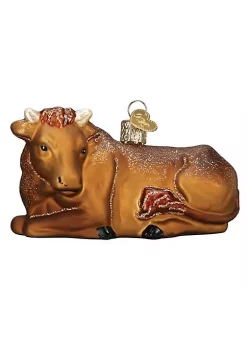 Cheapest 😉 Old World 🎄 Christmas Hanging Glass Tree Ornament, Ox ✨ -Old World Christmas Shop Belk 2408