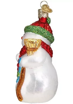 Outlet 🔔 Old World 🎄 Christmas 24197 Glass Blown Snowman with Broom Ornament 🌟 -Old World Christmas Shop Belk 2411
